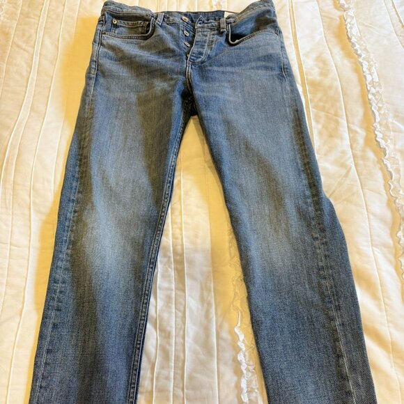 Rag and Bone Fit 2 Slim Woman Button Fly Size 33 - Picture 1 of 7